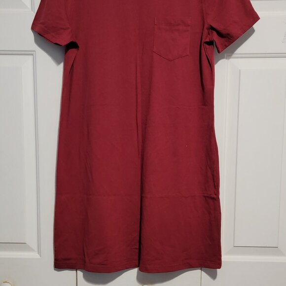 Jockey Casual T-Shirt Dress, Red Resin, Large - Picture 2 of 10